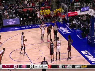 NBA常规赛 热火VS活塞 20240316