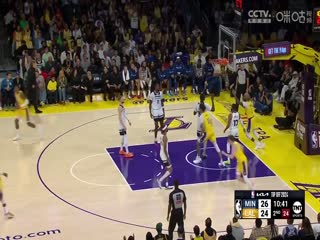 NBA常规赛 森林狼VS湖人 20241023